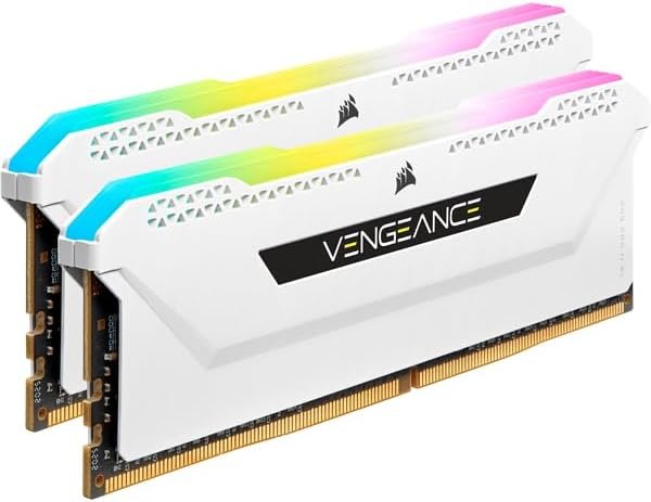 ז. לנייח Corsair Vengeance PRO SL 16GB 2X8GB DDR4 3200MHZ C16 Whi