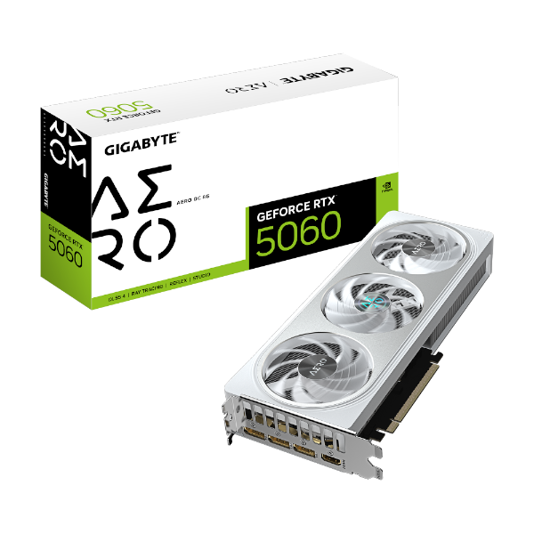 כרטיס מסך Gigabyte GeForce RTX 5060 AERO OC 8GB