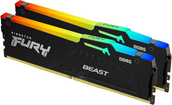 ז. לנייח KINGSTON FURY Beast 32GB 2X16 DDR5 6400MHZ C32 EXPO/XMP