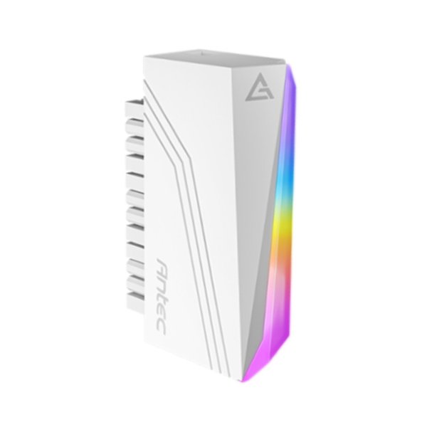 מתאם 90 מעלות ל24-פין ARGB White Adapter °Antec 24-pin 90
