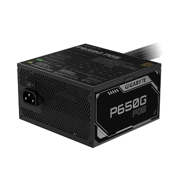 ספק כוח Gigabyte P650G 650W 80 Plus Gold ATX 3.1 PCIE 5.1