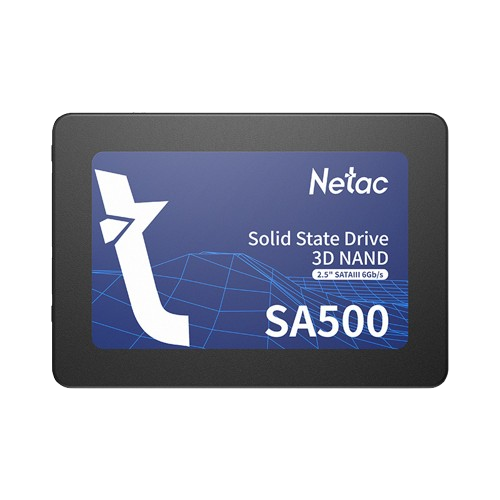 דיסק פנימי Netac SA500 500GB 2.5 Sata III SSD 3D Nand